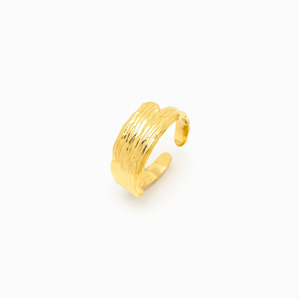 Anel Ajustável JZ1020 - Aço Inox Dourado