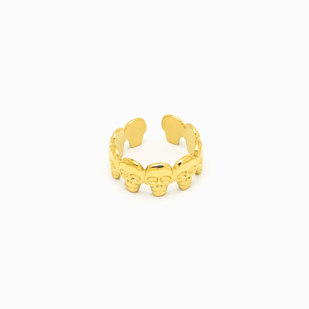 Anel Ajustável JZ1017 - Aço Inox Dourado