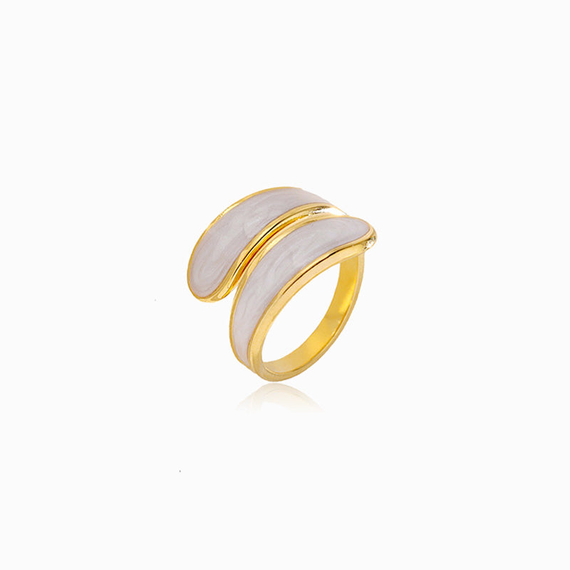 Anel Ajustável JZ1154 - Aço Inox Dourado