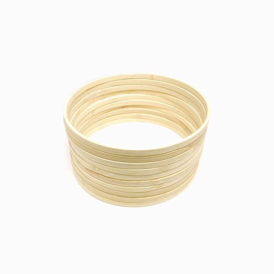 Aro para caça sonhos de bambu 20cm