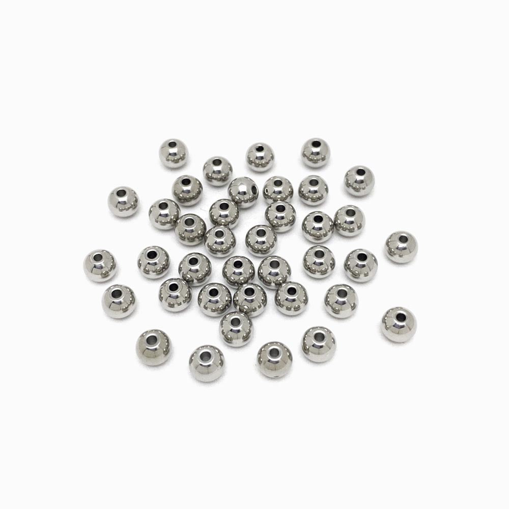Pack 50 Bolas Aço Inox Prateado 6x1.5mm
