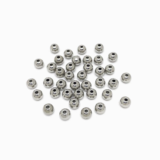 Pack 50 Bolas Aço Inox Prateado 6x1.5mm