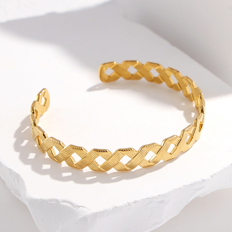 Bracelete Masculina Aço Inox SZ1003