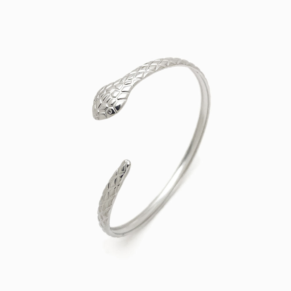 Bracelete Masculina Aço Inox Prateado SZ1016