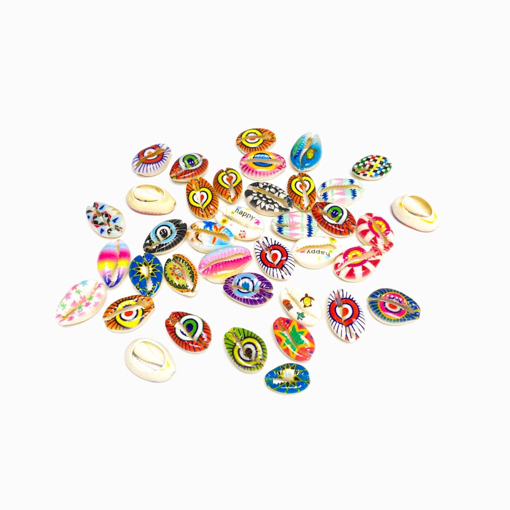Pack 10un Búzios Estampados Sortidos 2.0cm