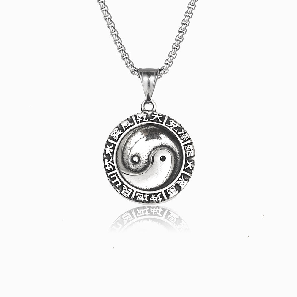 Colar Yin Yang CL5020 - Aço Inox