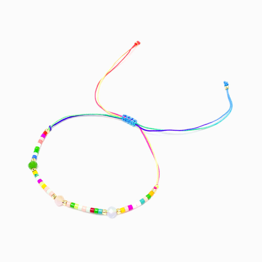 Pulseira Missangas Macramé PS1004