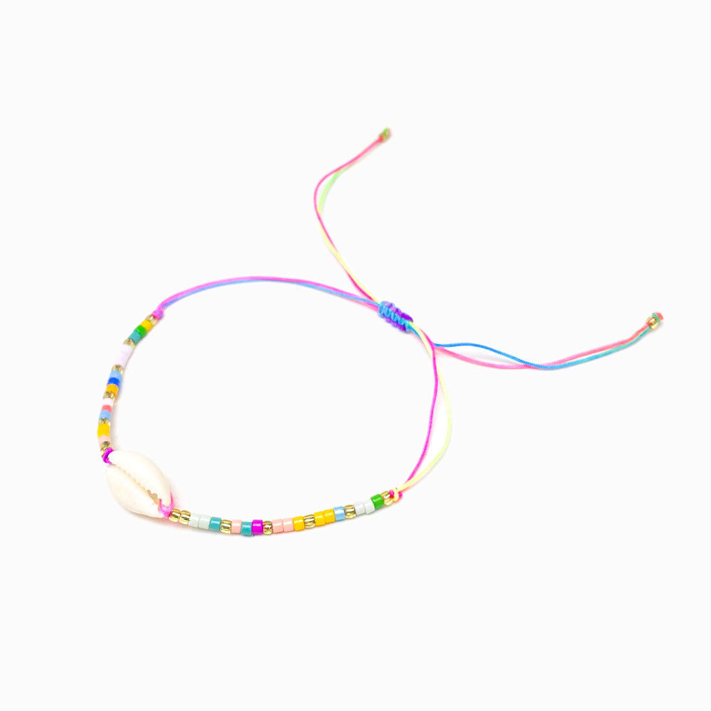 Pulseira de Miçanga com Búzio PS1007