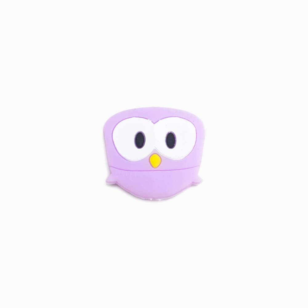 contas de silicone para prendedor de chucha design mocho lavanda