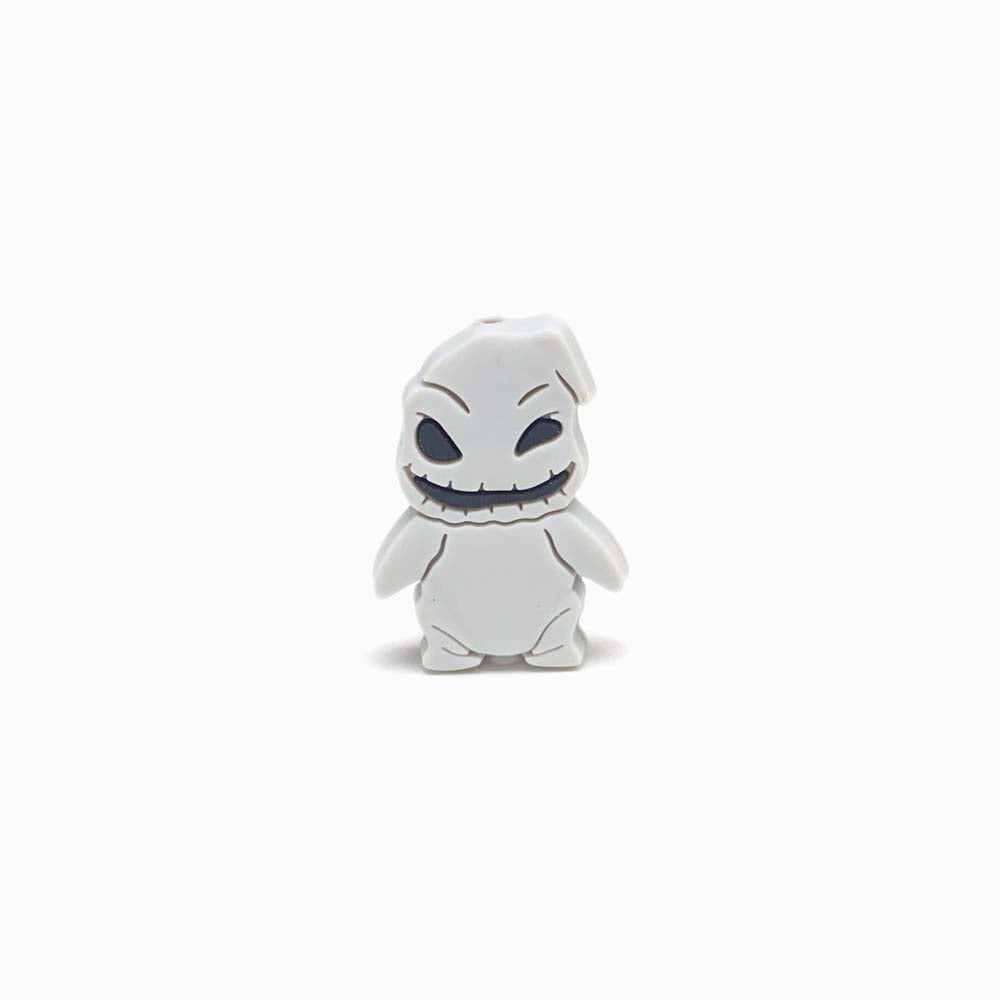 Contas de Silicone para Prendedor de Chucha Oogie Boogie CINZA