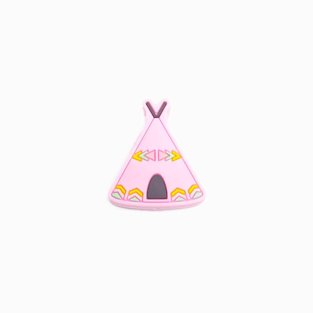 Contas de Silicone para Prendedor de Chucha Tipi 30x25mm ROSA BEBÉ