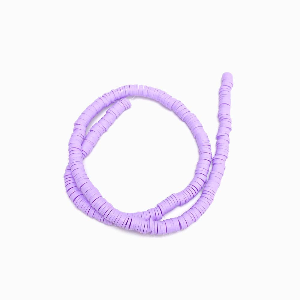Fiada Discos de Borracha Lavanda 6mm