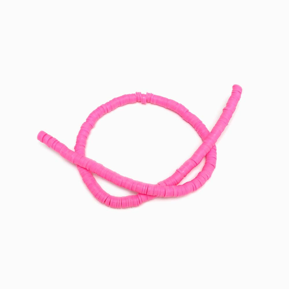 Fiada Discos de Borracha Rosa Forte 6mm