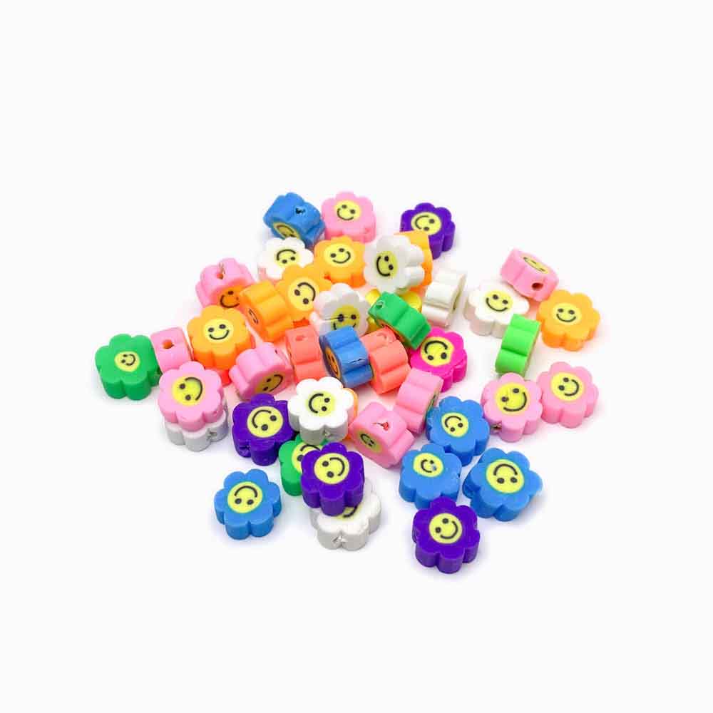 Pack 40 Contas de Borracha Smile A