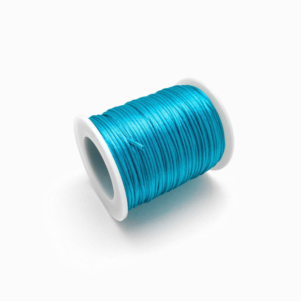 Fio de seda 1.5mm azul médio