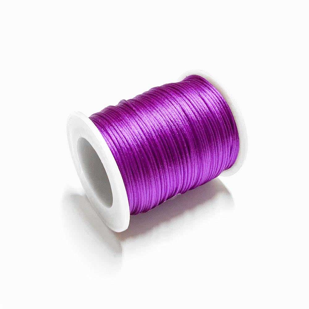 Fio de seda 1.5mm roxo
