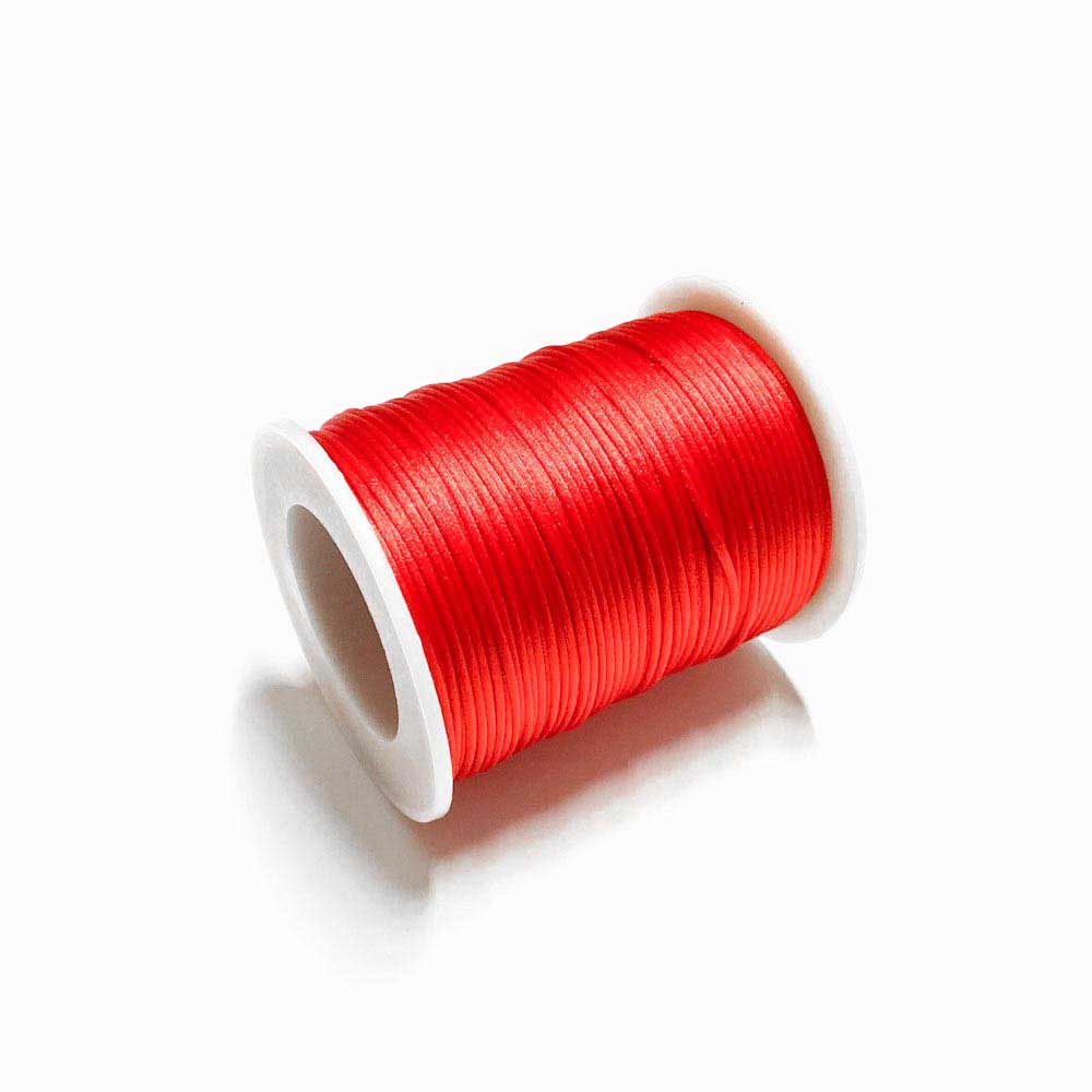 Fio de seda 2.5mm vermelho
