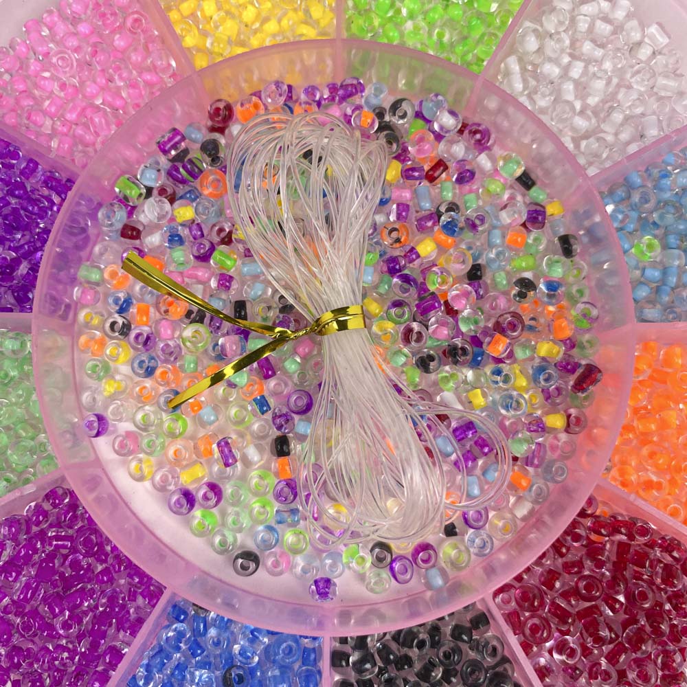 Kit de miçangas coloridas