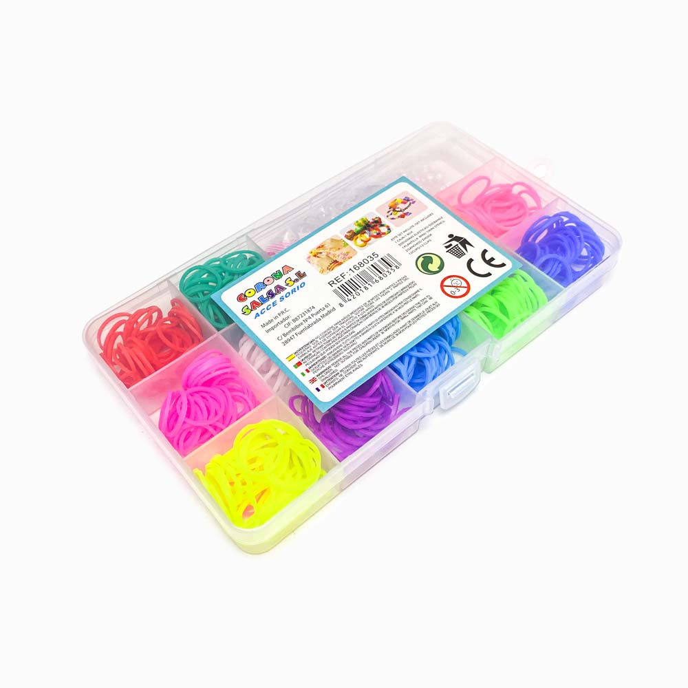 Kit de Pulseira de Elástico 450 Peças