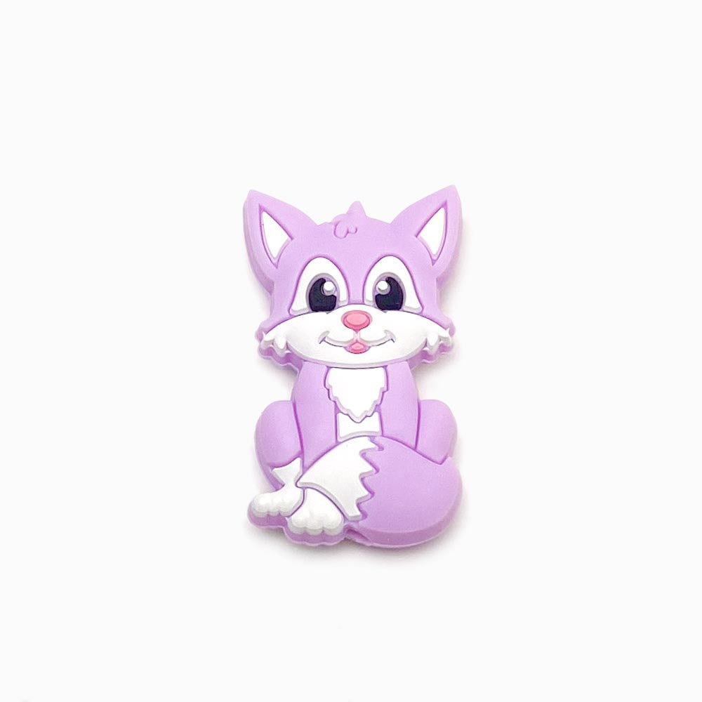 Contas de silicone para prendedor de chucha lavanda