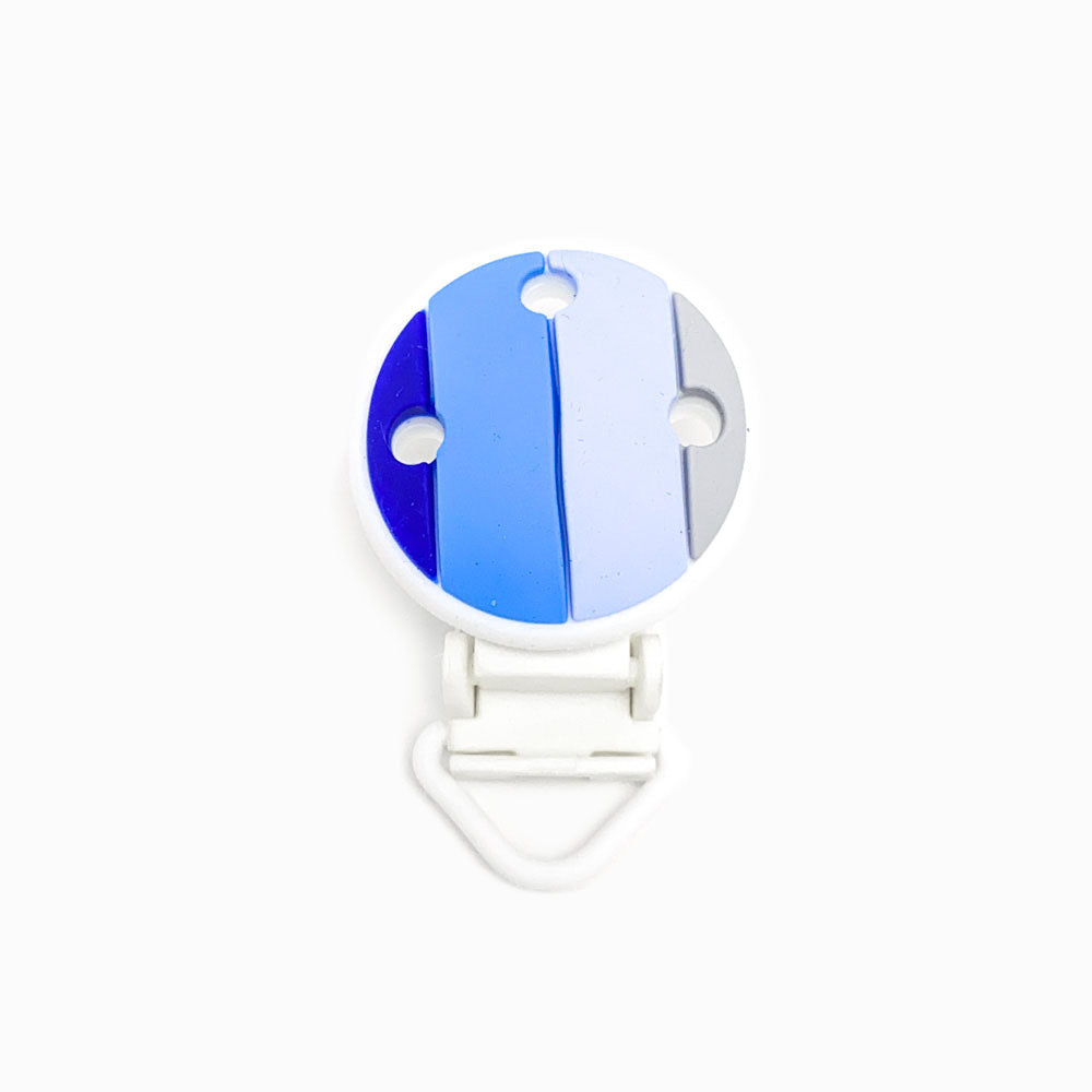 Mola para Chupeta de Silicone Arco Iris AZUL