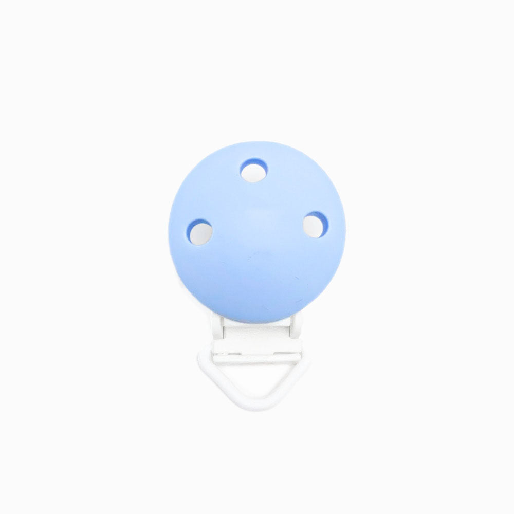 Mola para Chupeta de Silicone Clássico Liso AZUL BEBÉ