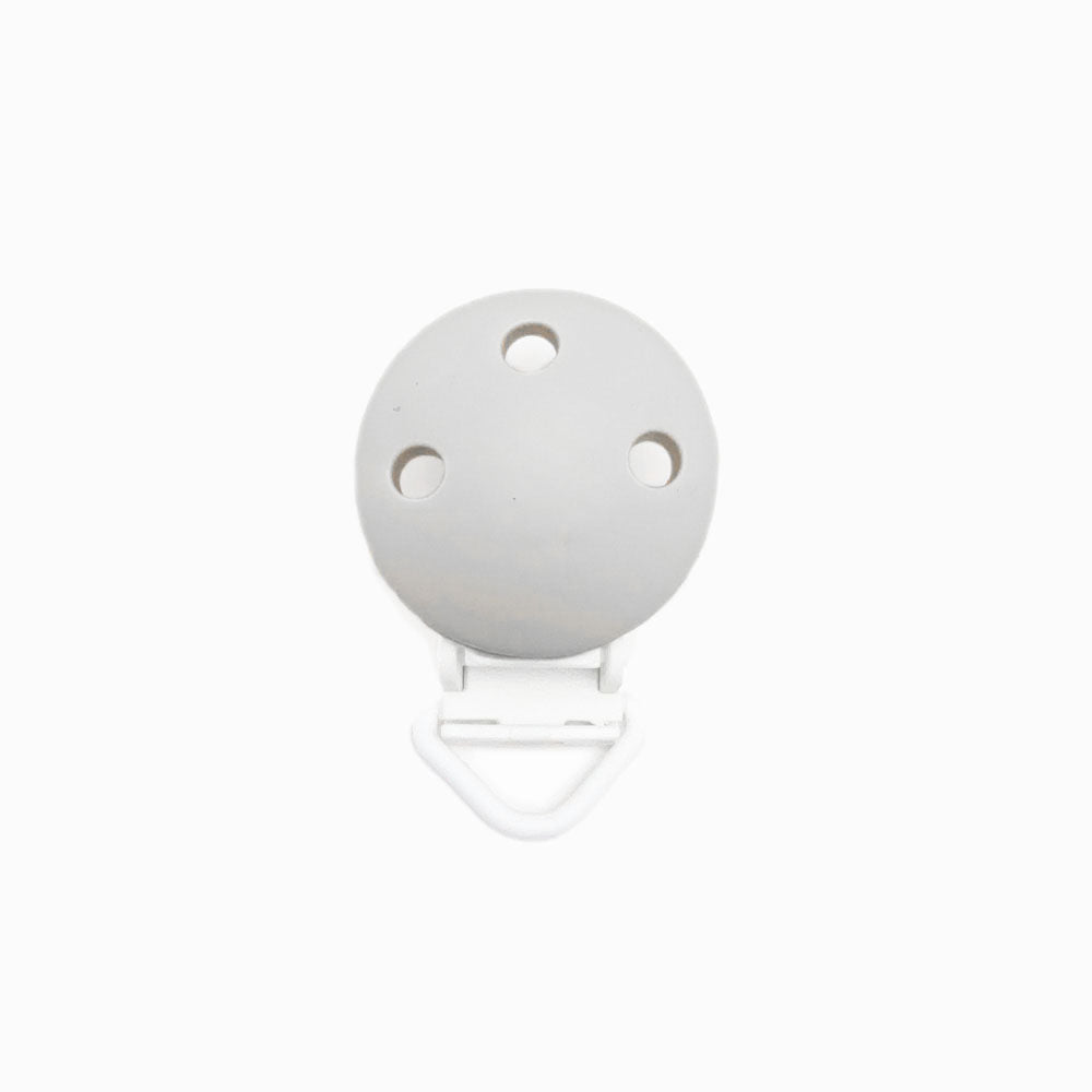 Mola para Chupeta de Silicone Clássico Liso CINZA