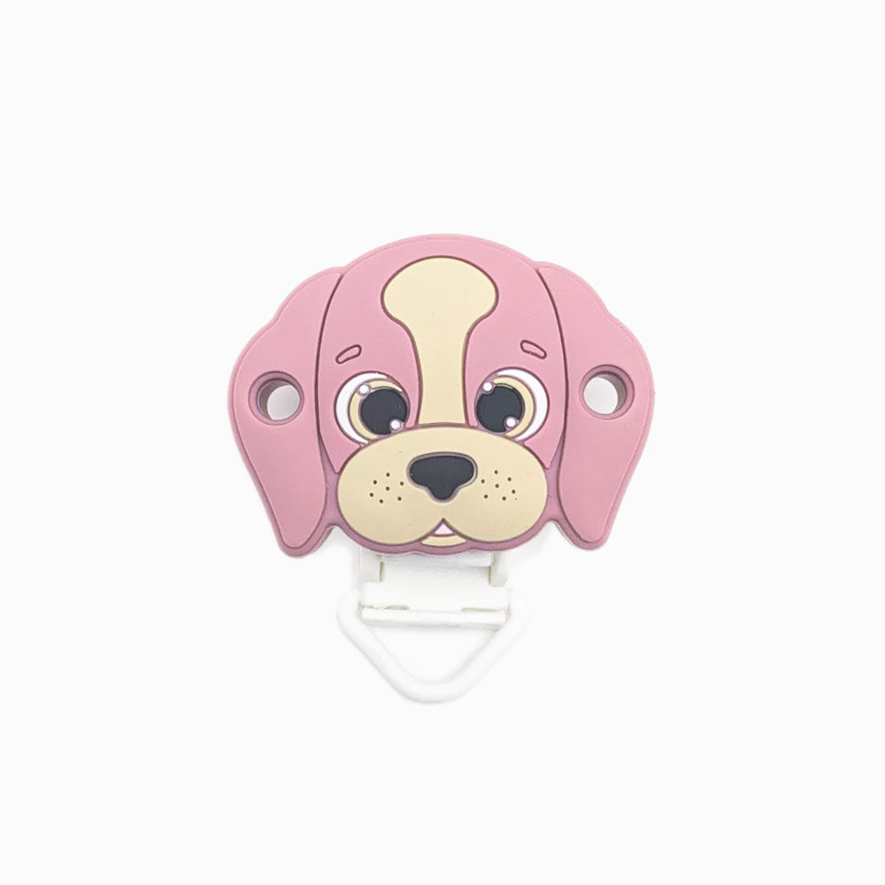 Mola para Chupeta de Silicone Pug ROSA VELHO