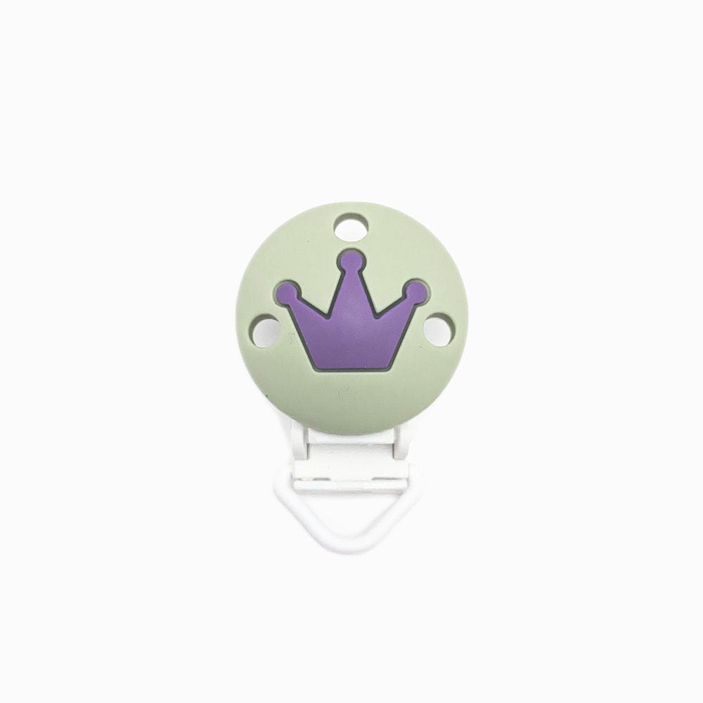 Mola para Chupeta de Silicone Clássico Coroa MILITAR