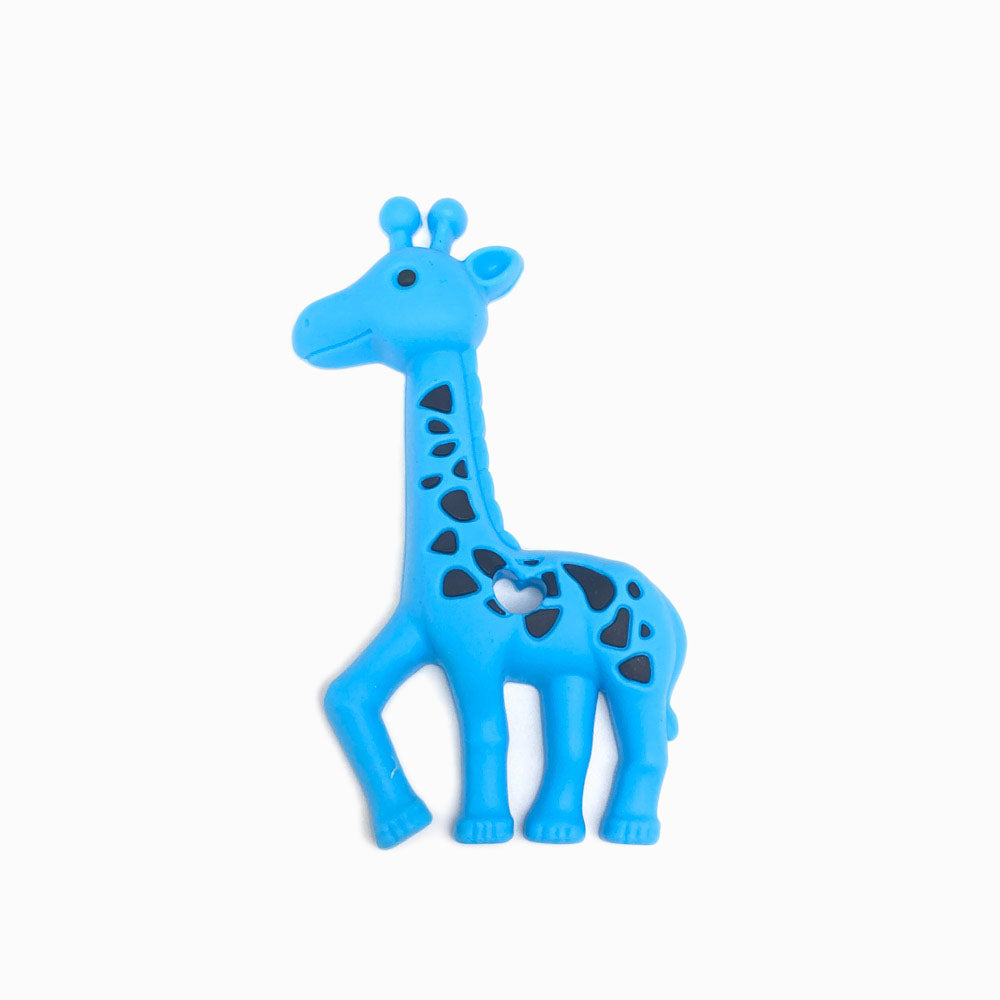 Mordedor de Silicone Foguete AZUL CELESTE