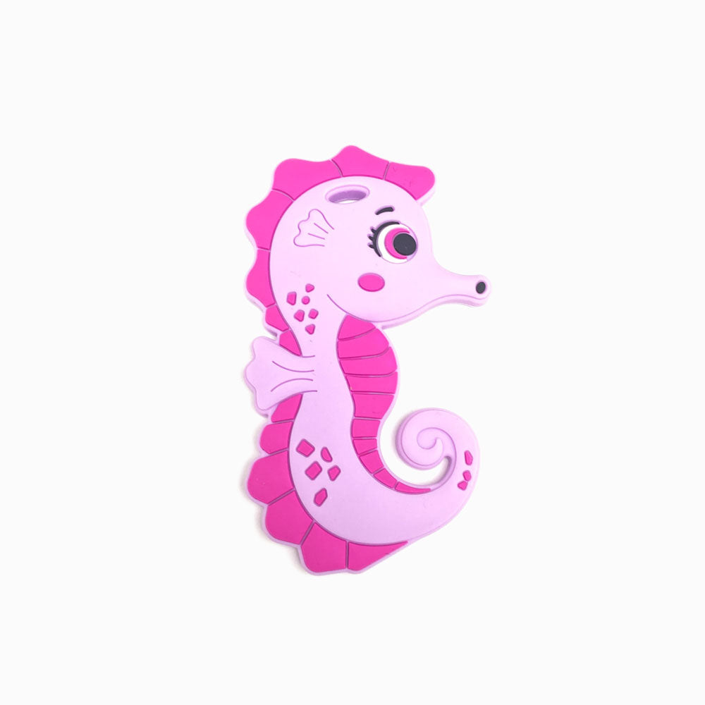 Mordedor de Silicone Cavalho Marinho ROSA