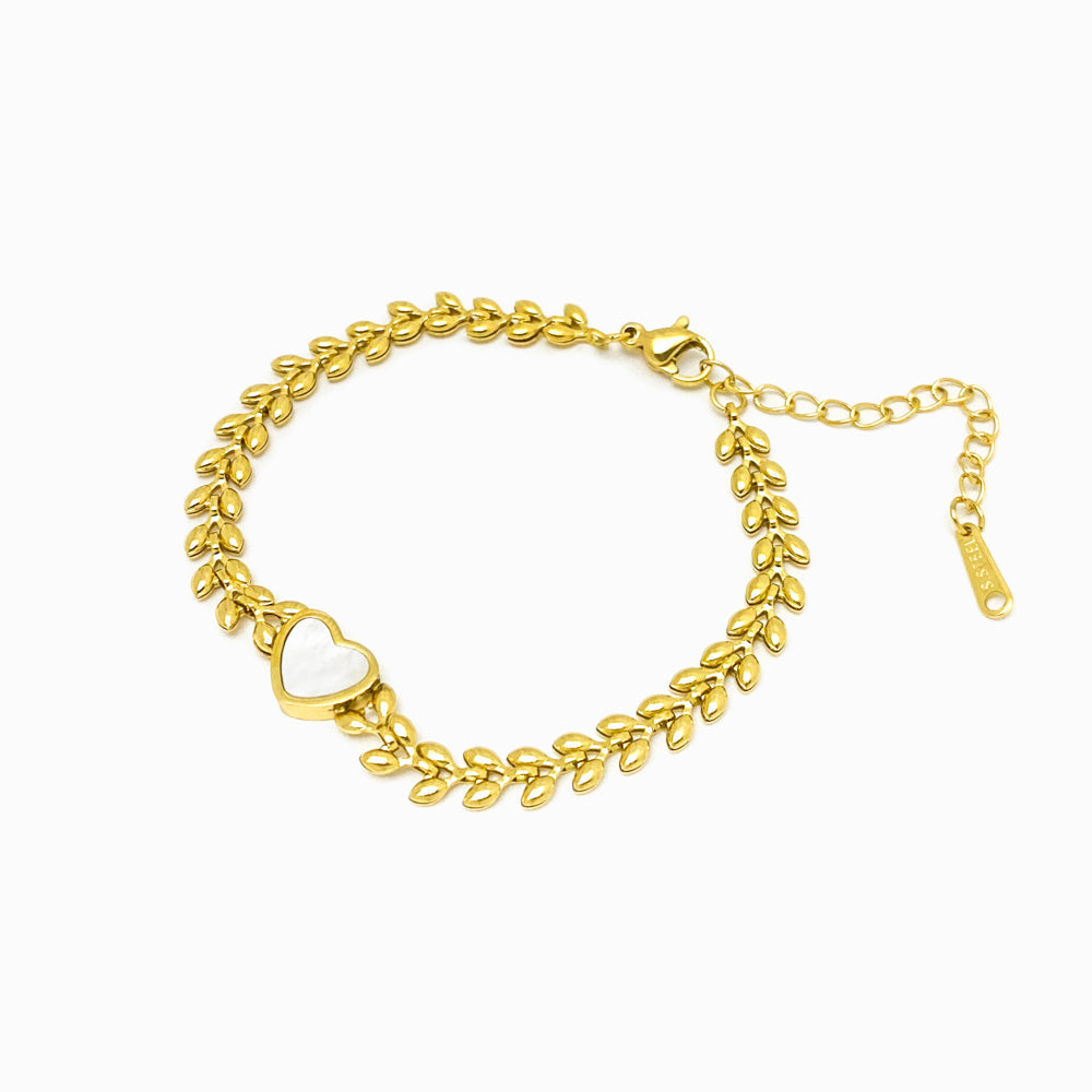 Pulseira Coração SL1067 - Aço Inox