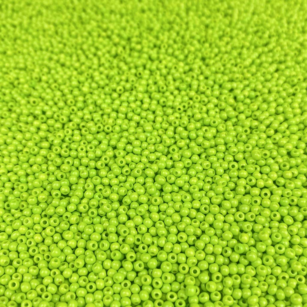 Missanga equilibrada 2mm verde claro