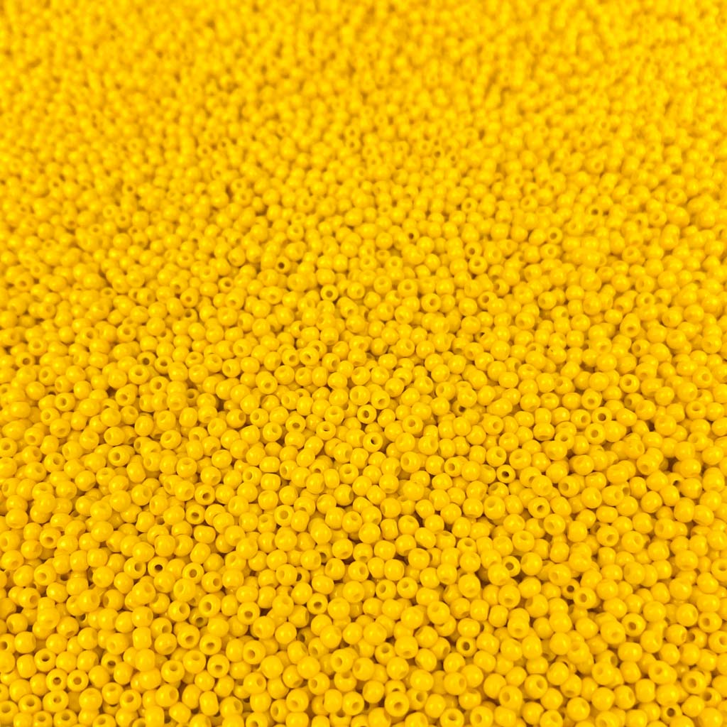 Missanga equilibrada 2mm amarelo torrado