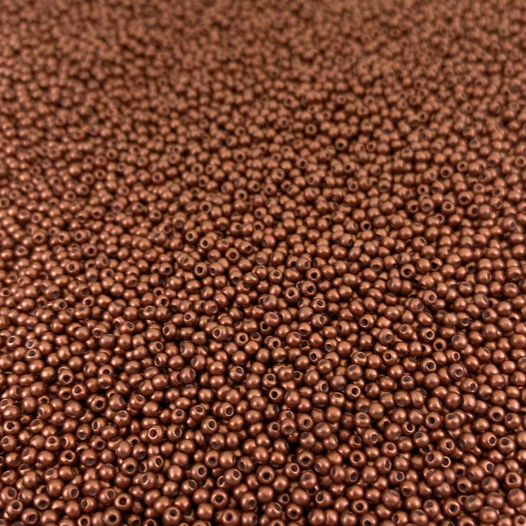 Missanga equilibrada 2mm castanho escuro