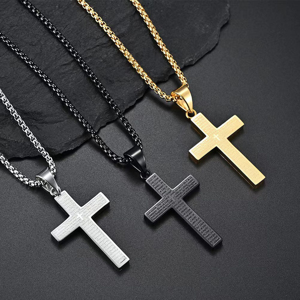 3 COLARES COM CRUZ COM FUNDO PRETO