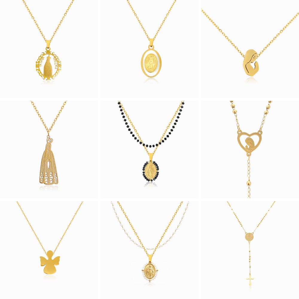 SET 9 COLARES RELIGIOSOS