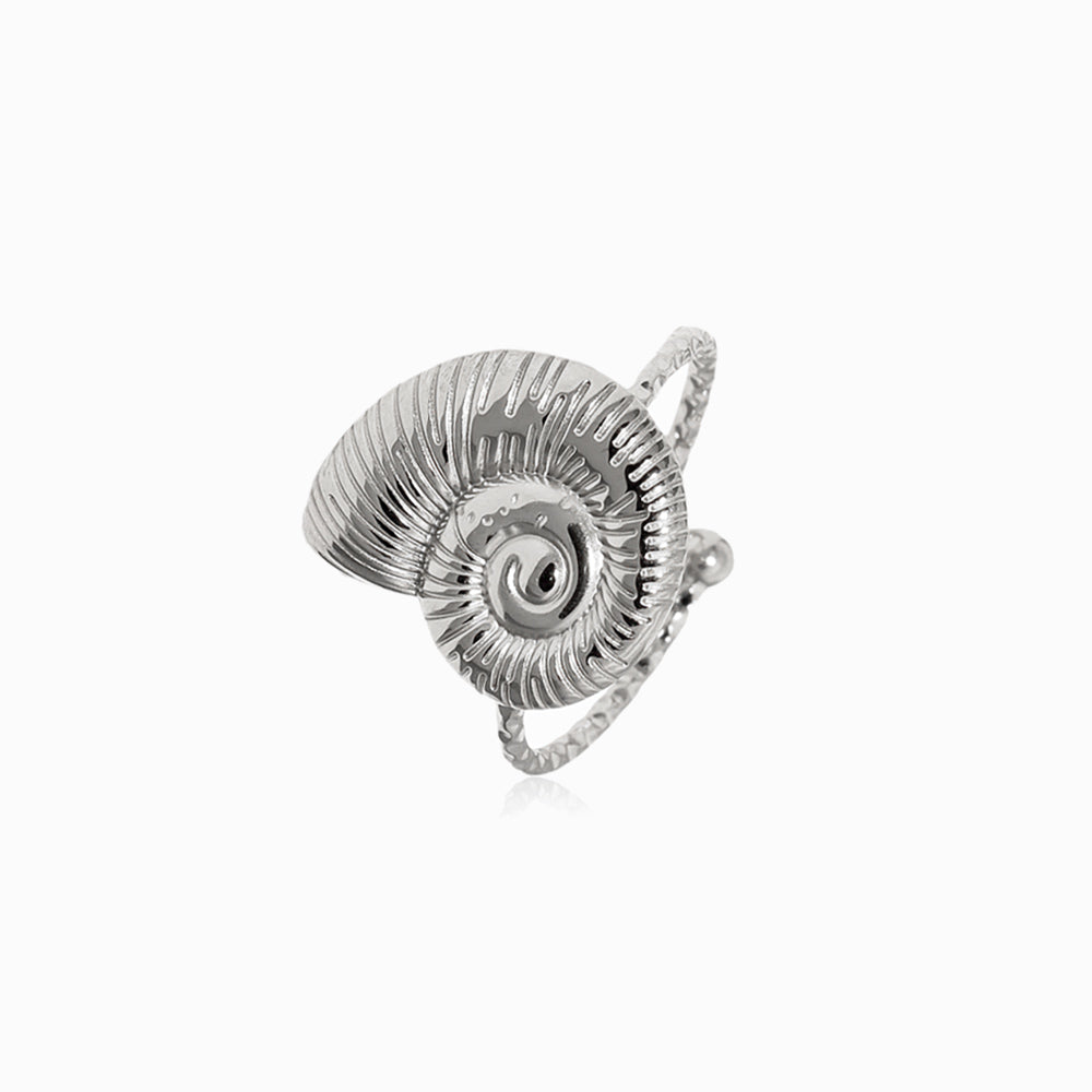 Anel Ajustável Búzio JZ1619 - Aço Inox