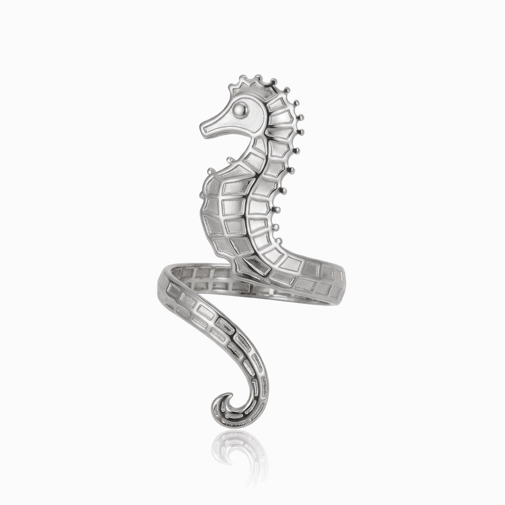 Anel Cavalo Marinho JZ1606 - Aço Inox