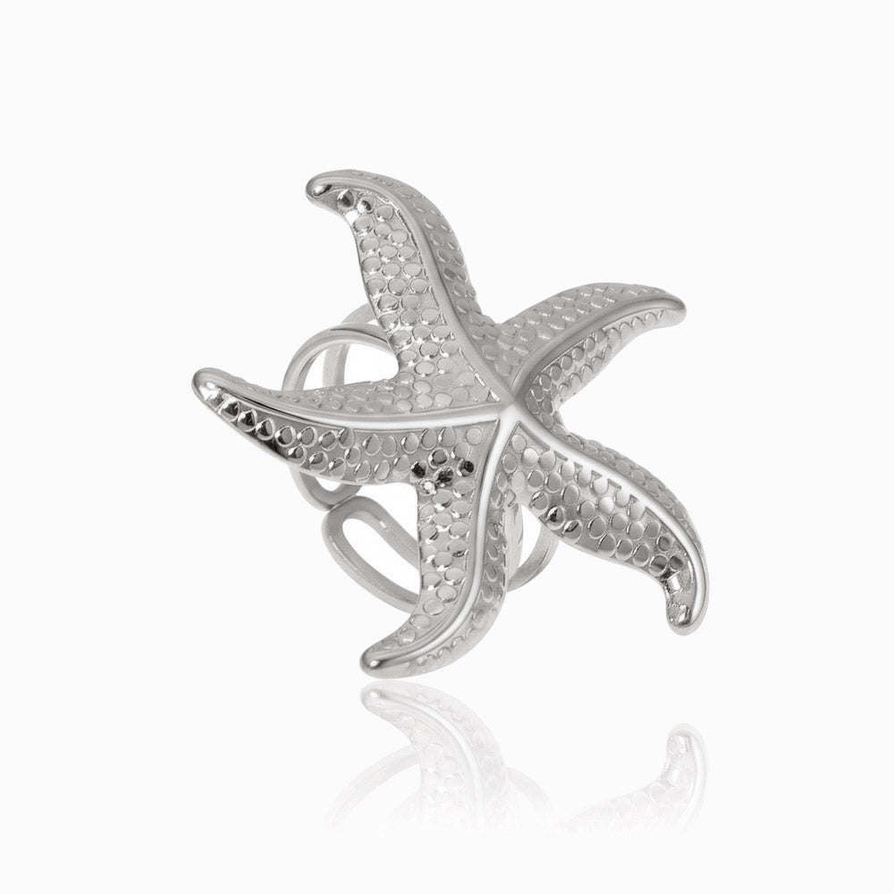 Starfish Ring JZ1603 - Stainless Steel
