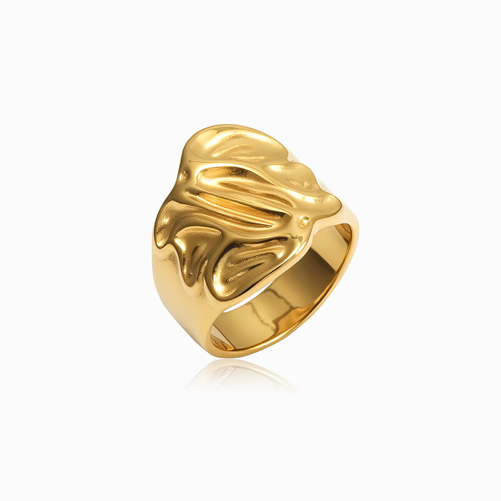 Anel Extravagante 17.2mm JZ1576 - Aço Inox