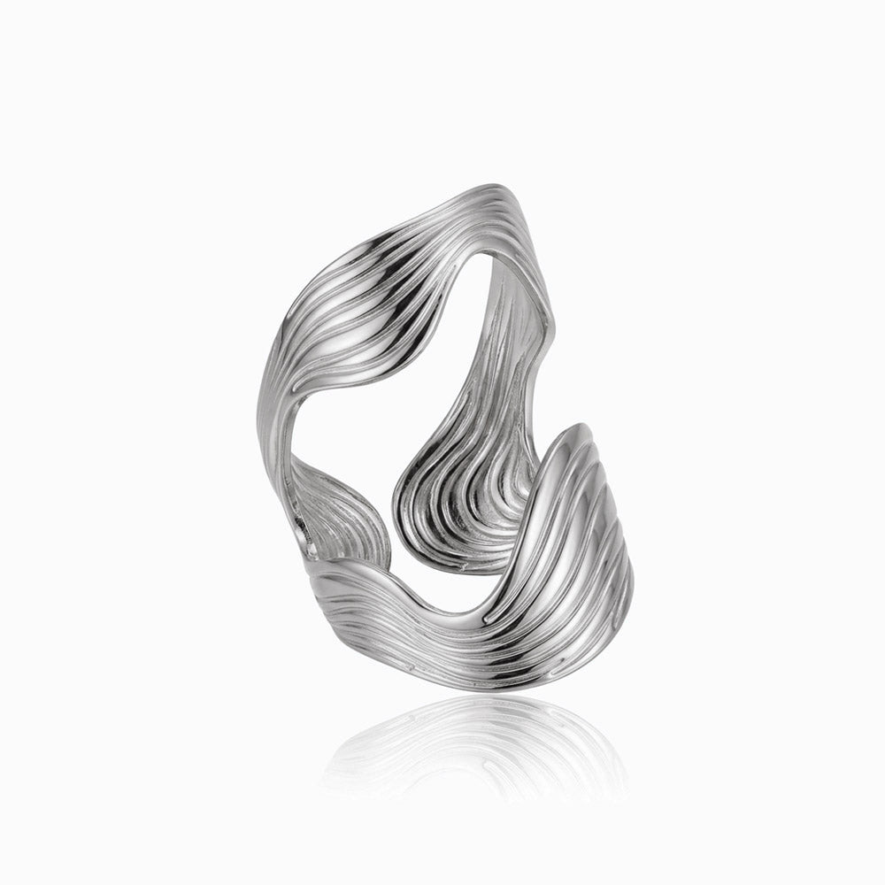 Geometric Ring JZ1604 - Stainless Steel