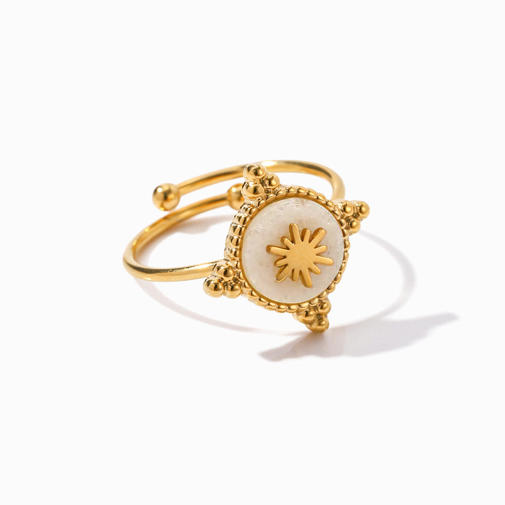 Anel Vintage 17.7mm JZ1549 - Aço Inox