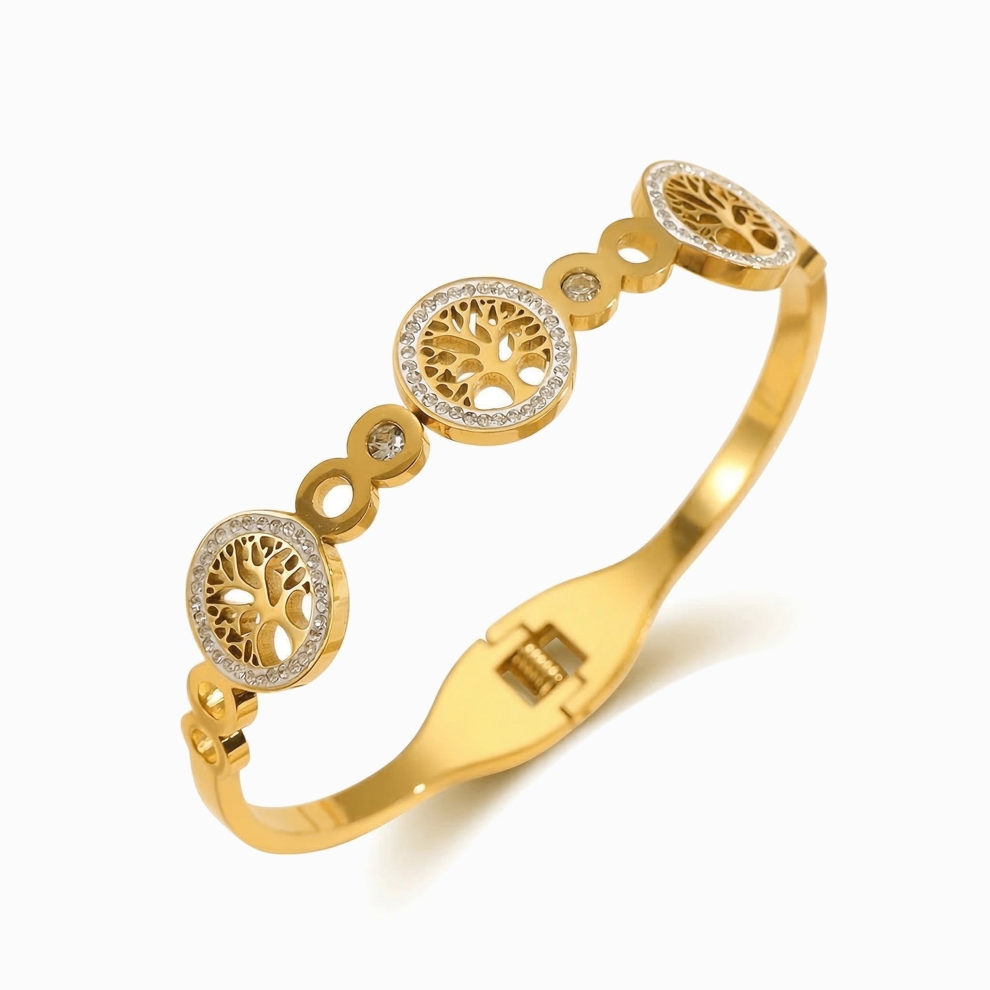 Bracelete Árvore da Vida SZ1093 - Aço Inox