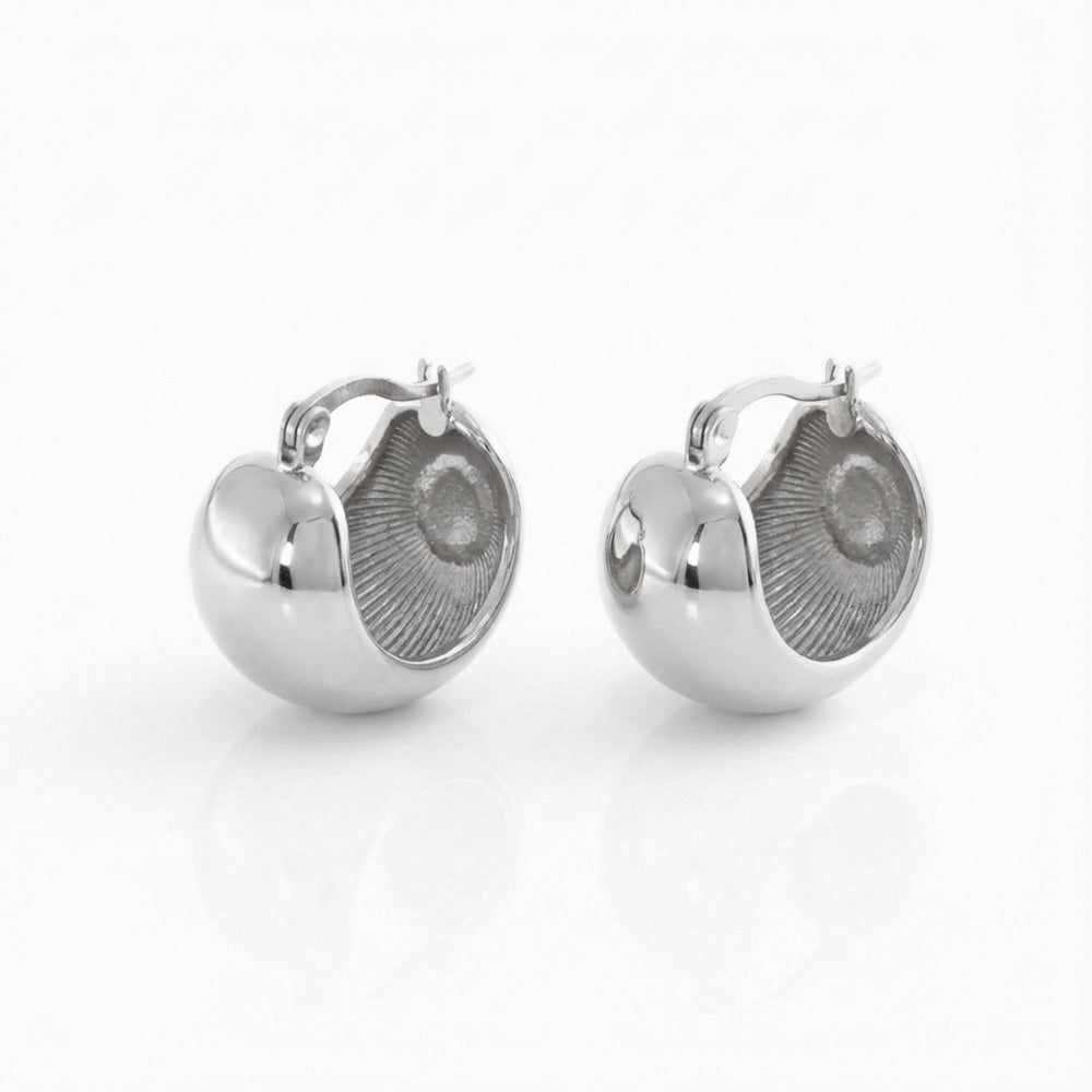 Brincos Fashion 20x19mm BR3049 - Aço Inox Prateado