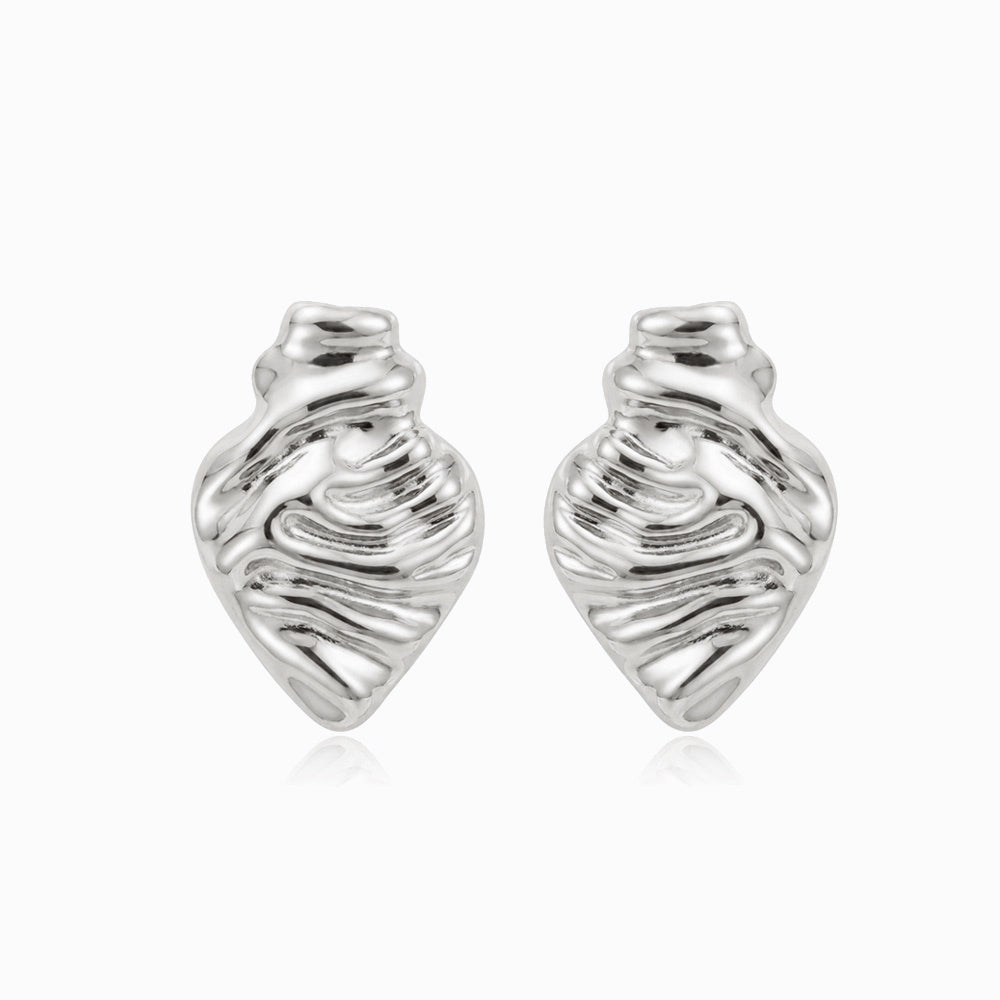 Boucles d'oreilles Coeur de Viana 24x17mm BR1589 - Acier Inoxydable