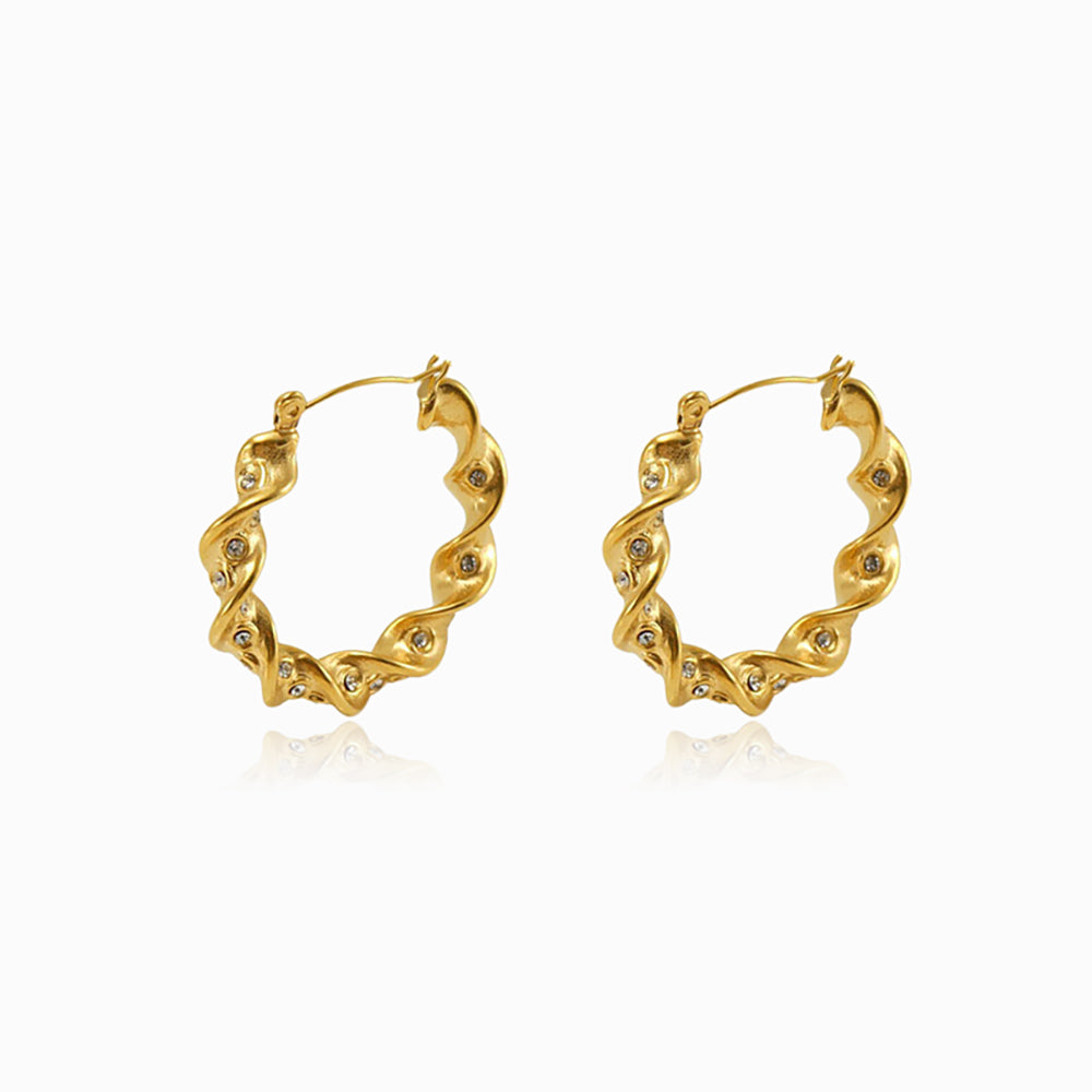 Brincos de Argola 33mm BR1509 - Aço Inox