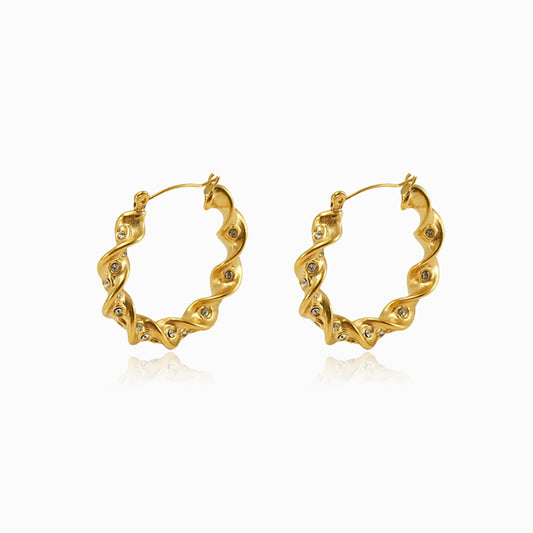 Brincos de Argola 33mm BR1509 - Aço Inox