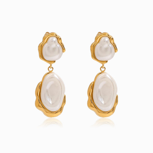 Brincos Geométricos 45x16mm BR1474 - Aço Inox