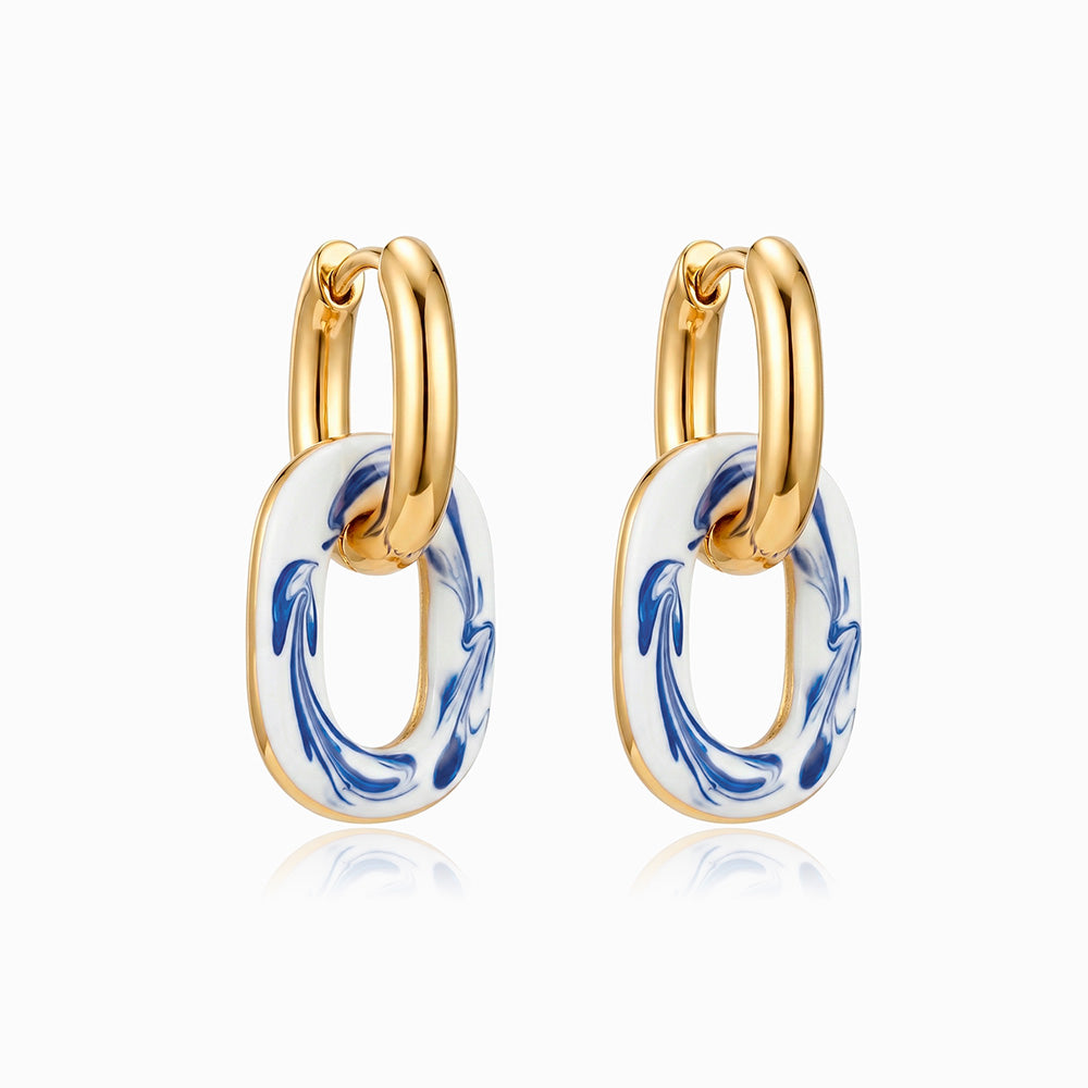 Brincos de Argola 30x14 BR1553 - Aço Inox